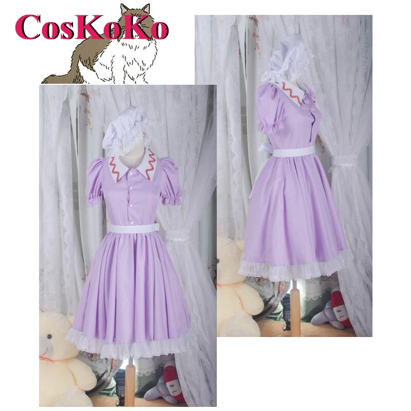 

CosKoKo[Customized] Maribel Hearn Cosplay Anime Game Touhou Project Costume Gorgeous Sweet Formal Dress Party Role Play Clothing