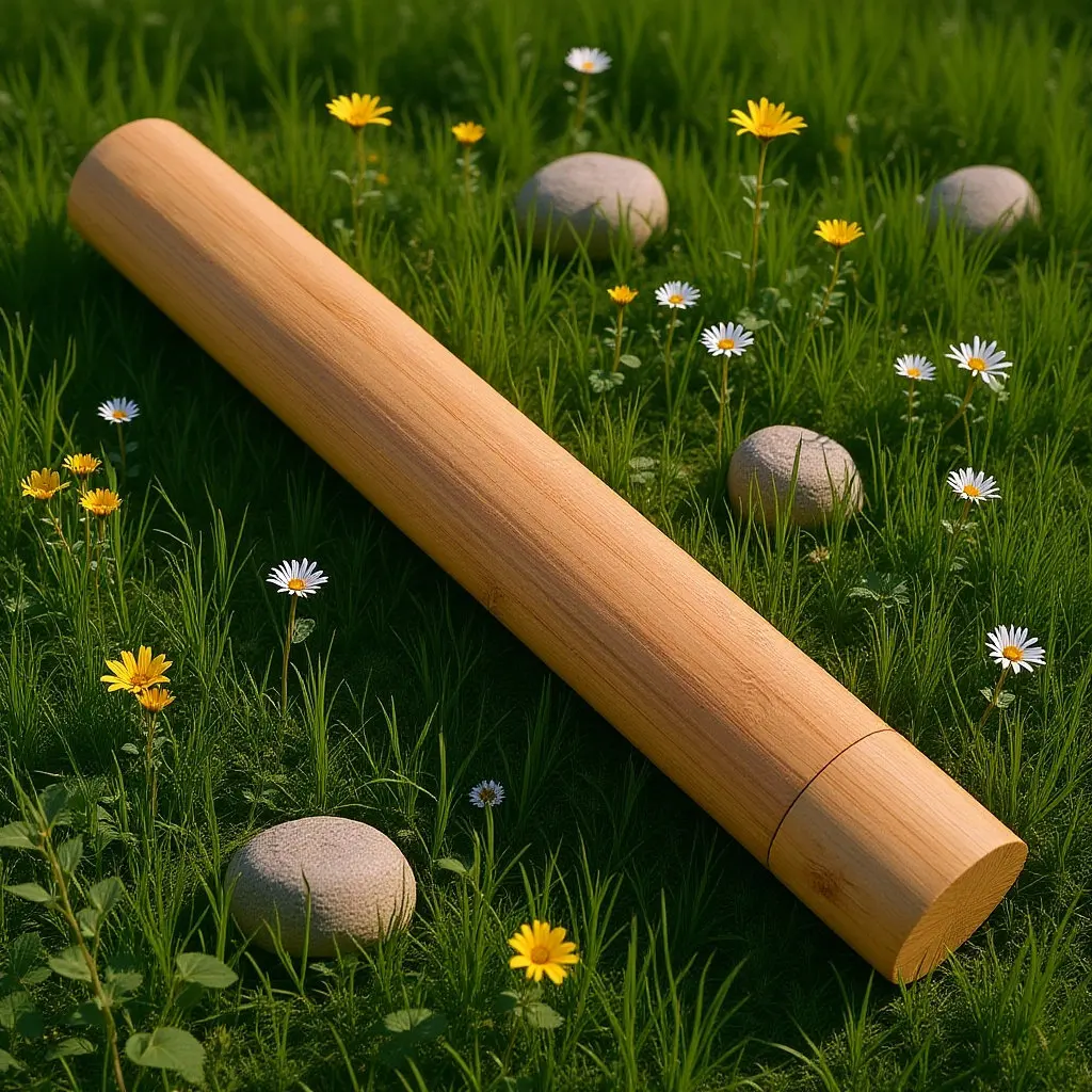 

Sturdy Bamboo Poster Tube Reusable Mailing Tube for Small Posters Art Prints Paper Scrolls Plans Safe Shipping Storage Carrying