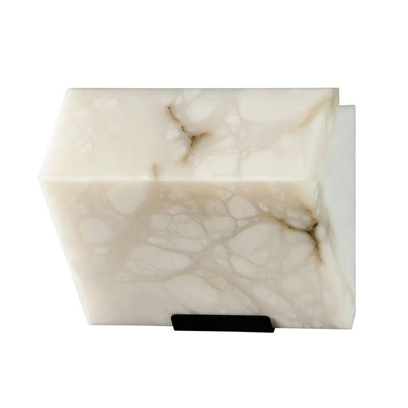 مصباح جداري رخامي بجانب السرير لغرفة النوم الإيطالية، ضوء بسيط فاخر ومبتكر لغرفة الطعام وممر الدراسة وغرفة المعيشة وخلفية الجدار لام