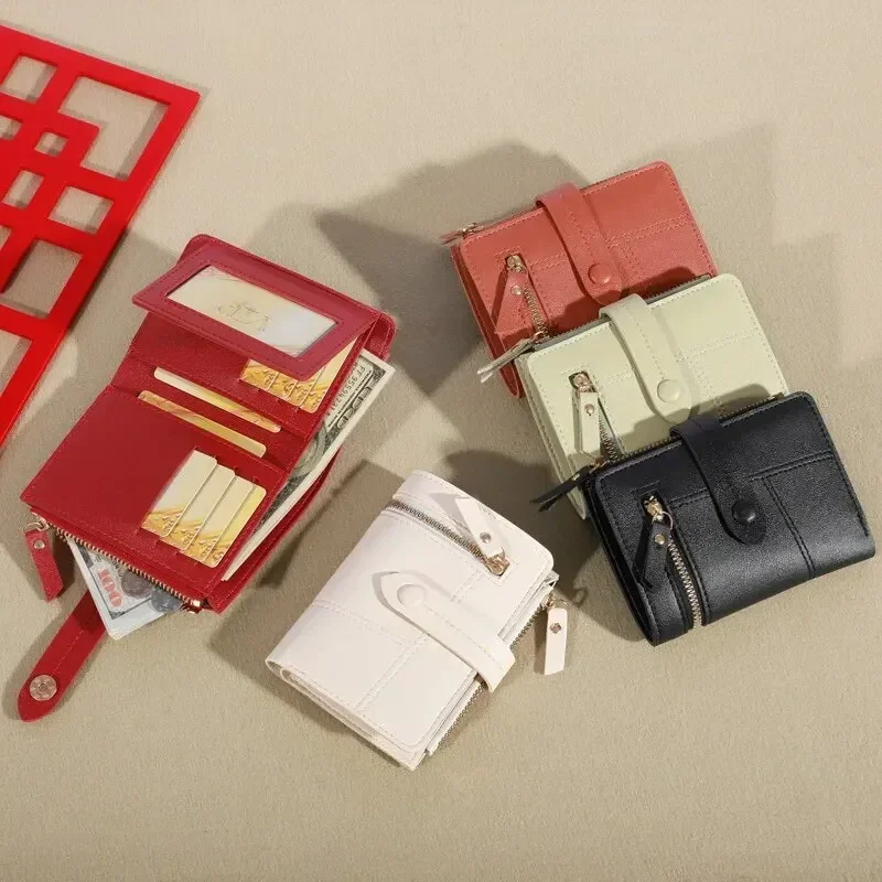 Portefeuille mi-long polyvalent et Haut de gamme pour femme، sac de Détermination، petit et populaire، nouveau #2