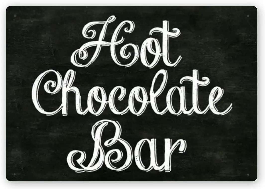 Hot Cocoa Vintage Metal Signs Wall Poster Coffee Shop Plate Iron Painting Retro Novelty Funny Bar Pub Kitchen Tin Sign 6x8  sign