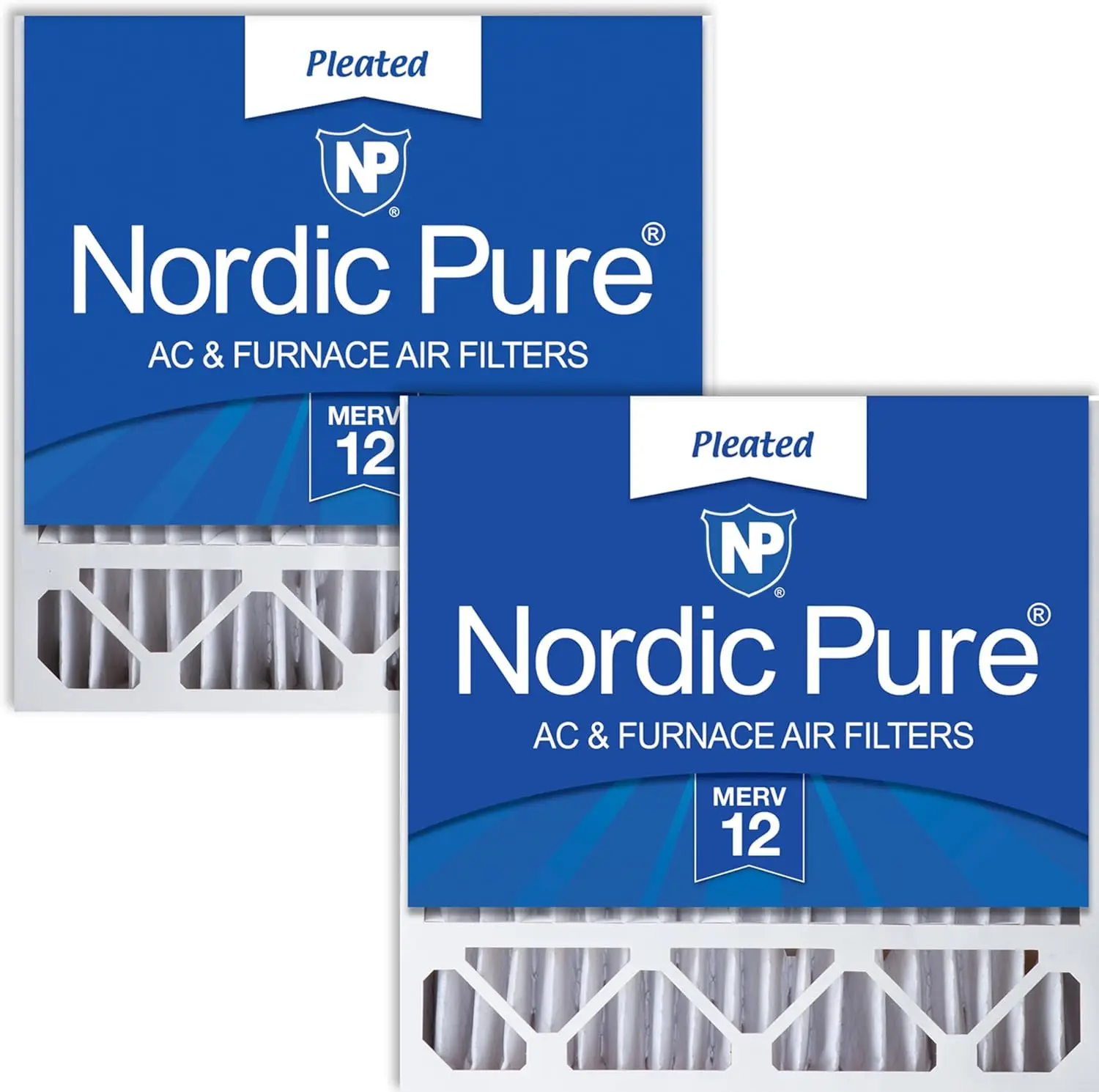 

20x20x5 MERV 12 Air Filter, Replaces Honeywell/Lennox, 2 Pack