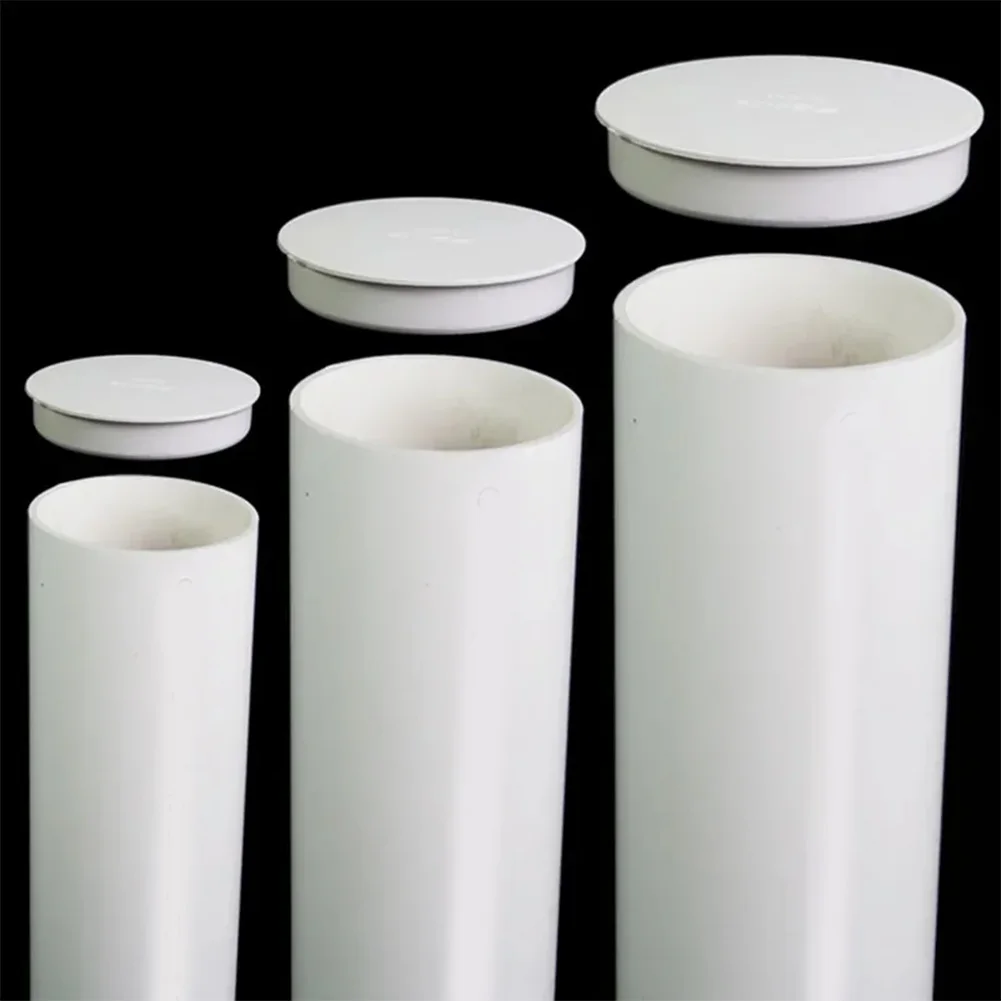 1PC 50-160mm Pipe Cap Decor CoverThickened PVC Inner Blocking Cap Sewer Pipe Insert Proof Pipe Protective Cover Insert Cap