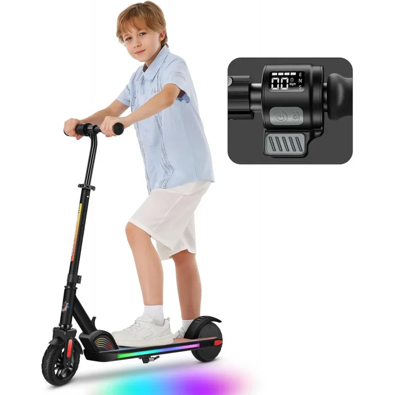 Caroma for , 150W/180W Motor, Max 7 Miles, Adjustable Height ; Speed, Foldable Kids Electric Scooter with C