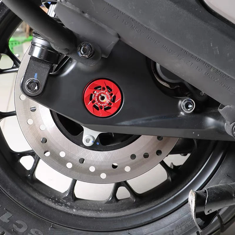 For KYMCO XCITING S250 S350 ST250 X350 X 350 Motorcycle Modified Rear Axle Decorative Ring Rear Axle Metal Cover Rotating Cover