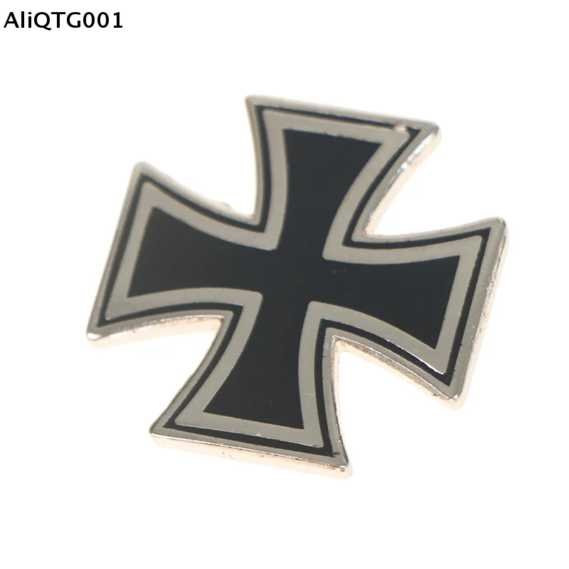 1Pc Antique German Iron Cross Medal Badge Pin - Foreign Military History Collectible