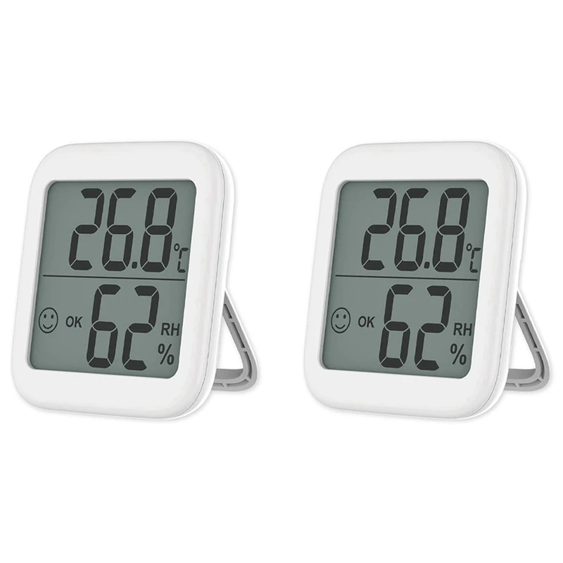 

2X Humidity Meter,Room Thermometer Indoor Room Temperature Monitor, For Room Temperature And Humidity Monitor