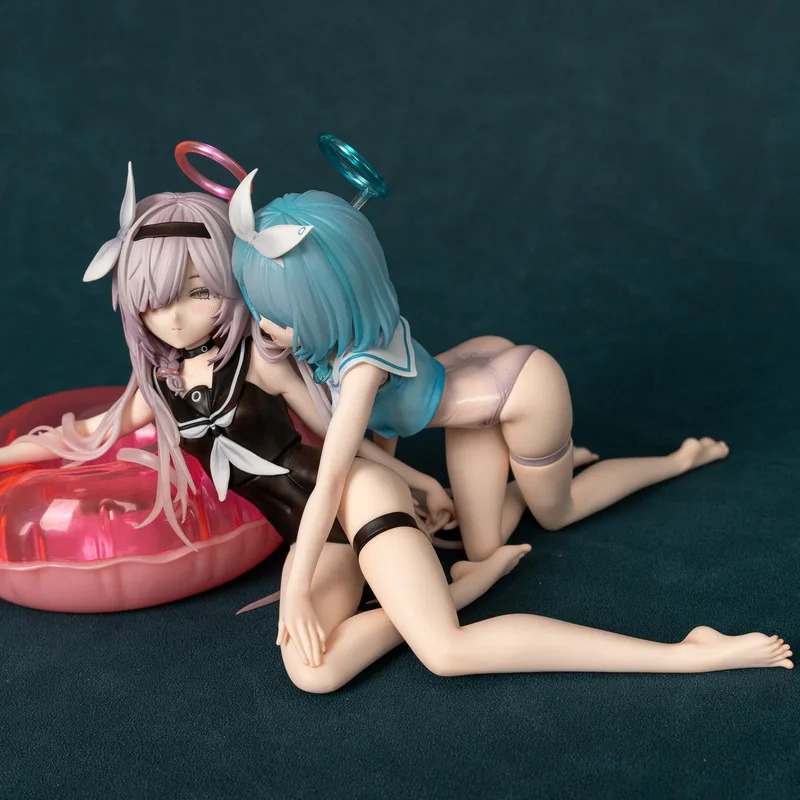 

Instock Blue Archive Plana & Arona Swimsuit Ver. Game Girl Abs Figure Model Statue Fans Collection Decoration Ornament Toy