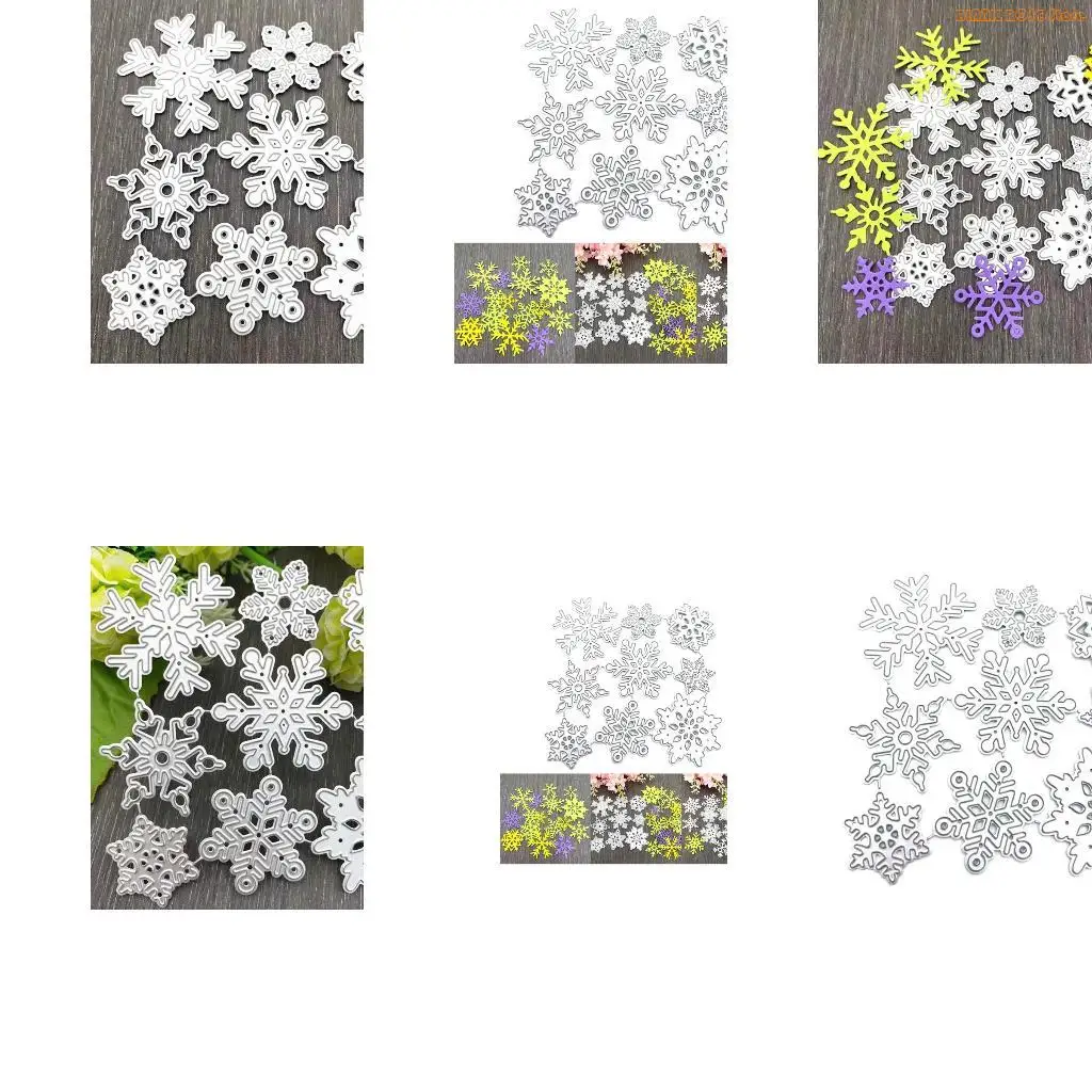 K1AE Snowflakes Metal Cutting Dies Stencil DIY Scrapbooking Album Paper Card Template