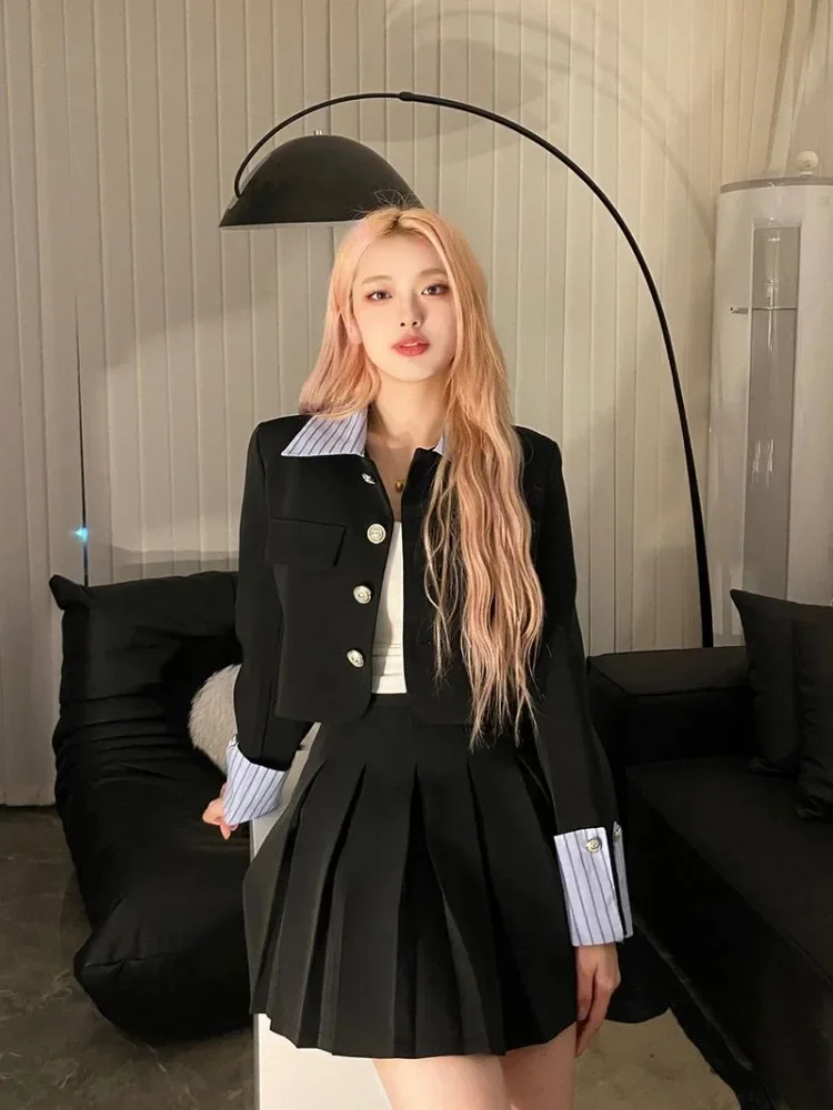 UNXX High Quality Spring Autumn Long Skirt Blazer Sets Outfits Female Formal Business Korean Womens Office Ladies Jacket Suit