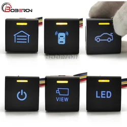 1 Pc Car LED Light Power On Off Camera View Trunk Switch Button For Toyota Camry V70 2018 Rav4 Corolla Altis 2019 prado 150 2020