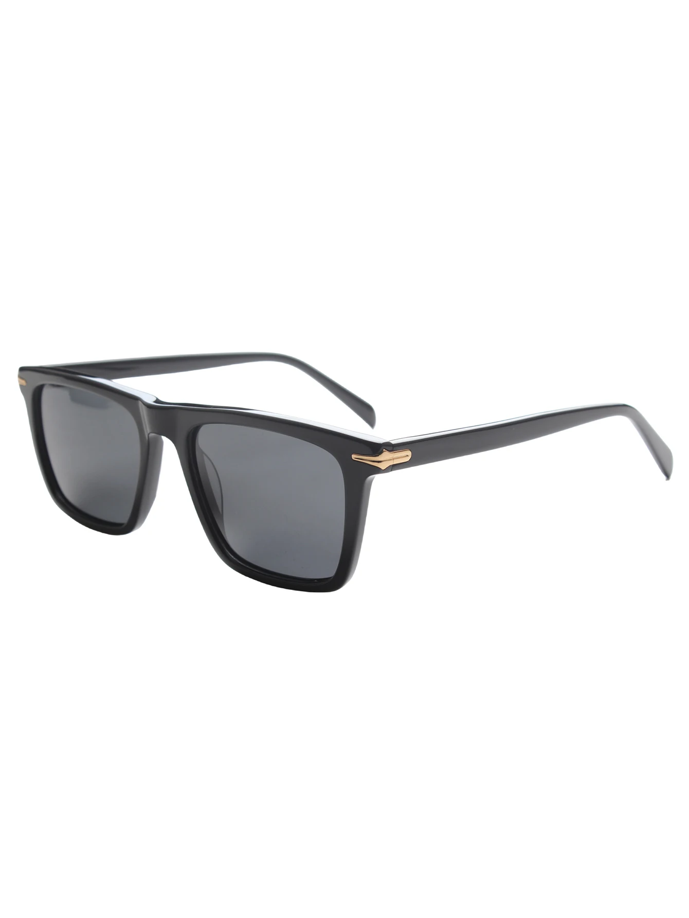 

Acetate Frame Square Sunglasses Men Women Fashionable Decorative Glasses 80s 90s Retro Style Eyewear