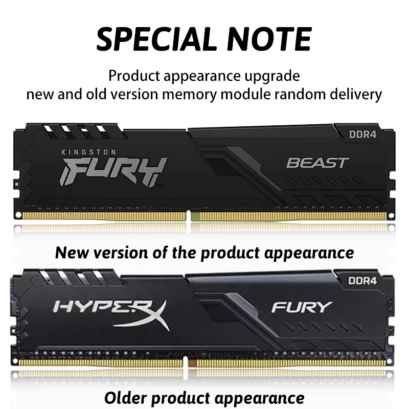 Kingston Fury Beast DDR4 16GB(2x8GB) 32GB(2x16GB) Kit 2666MHz