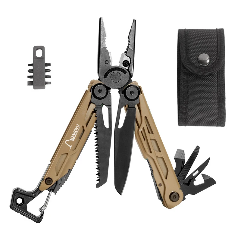 New 2024 DAKOYU Folding Multi functional Tool Pliers Multi functional Combination Tool Pliers EDC Outdoor Equipment Swiss Tools