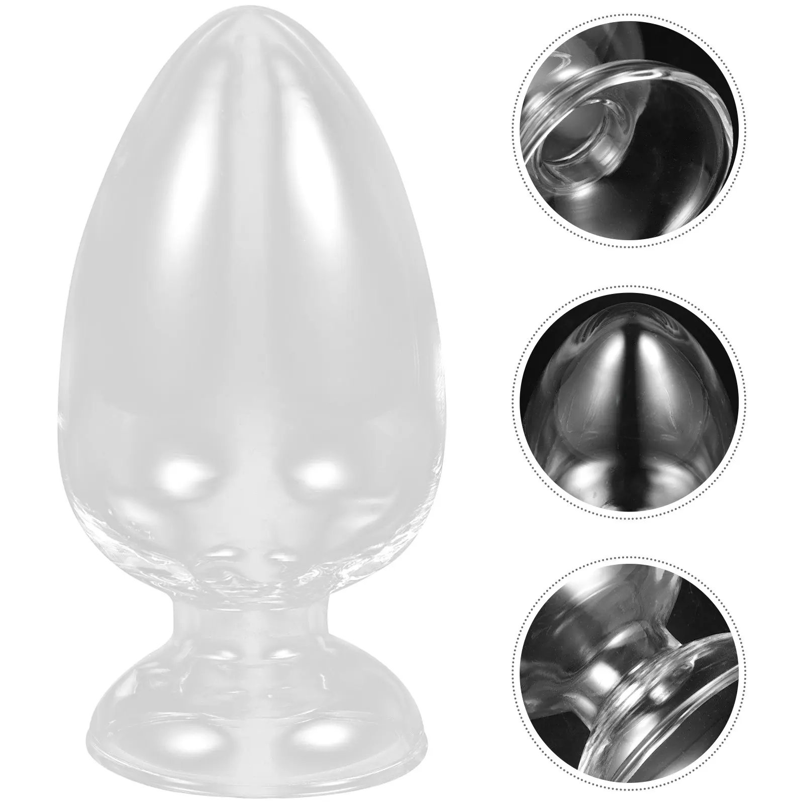 

2 шт. стеклянные бутылки в форме куриного сердца, хорошо отполированные, простые в использовании, с плоским дном, для демонстрации лабораторных образцов