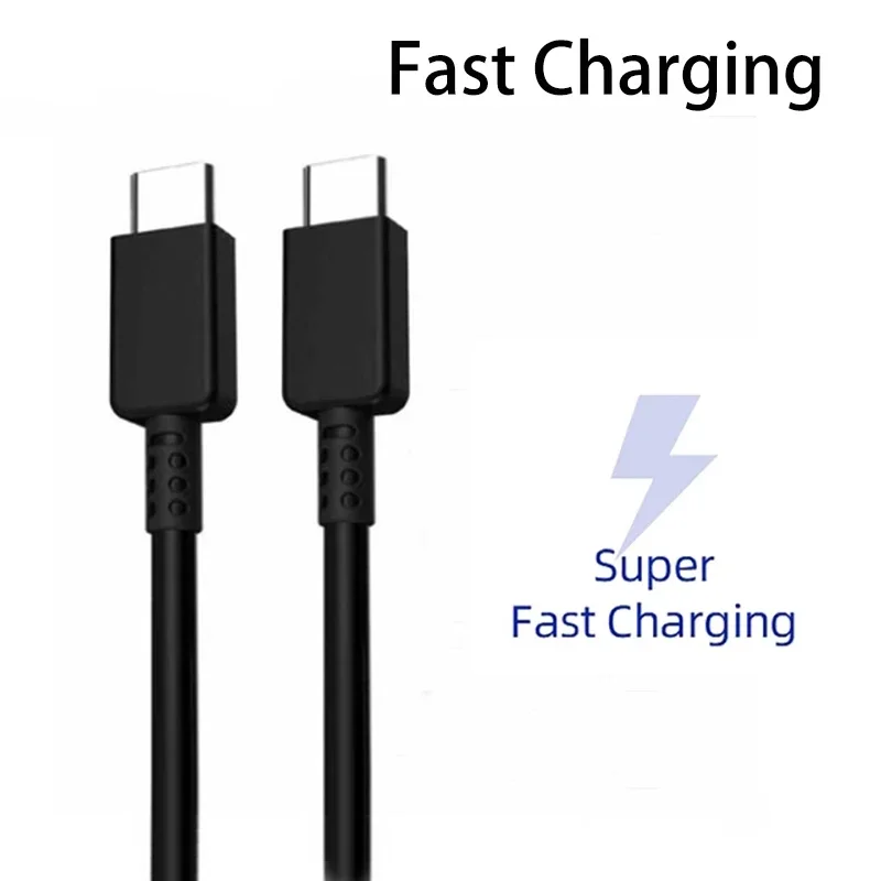 5A Pd Usb Cable Samsung 45W Type C To Type C Super Fast Charging Cabel Galaxy S24 S23 S22 Ultra S20 S21 S23 FE A55 Charger Cord view 5