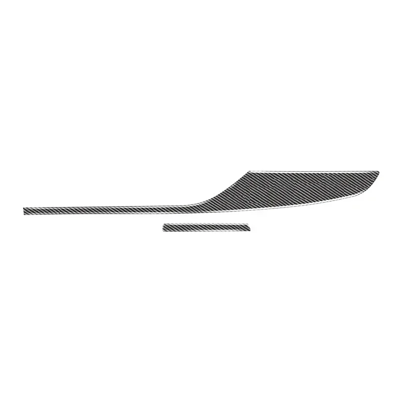 For Audi A6 C7 2012-2018 Carbon Fiber Sticker Interior Console Dashboard Panel Decoration Cover Car inside Trim Accessories
