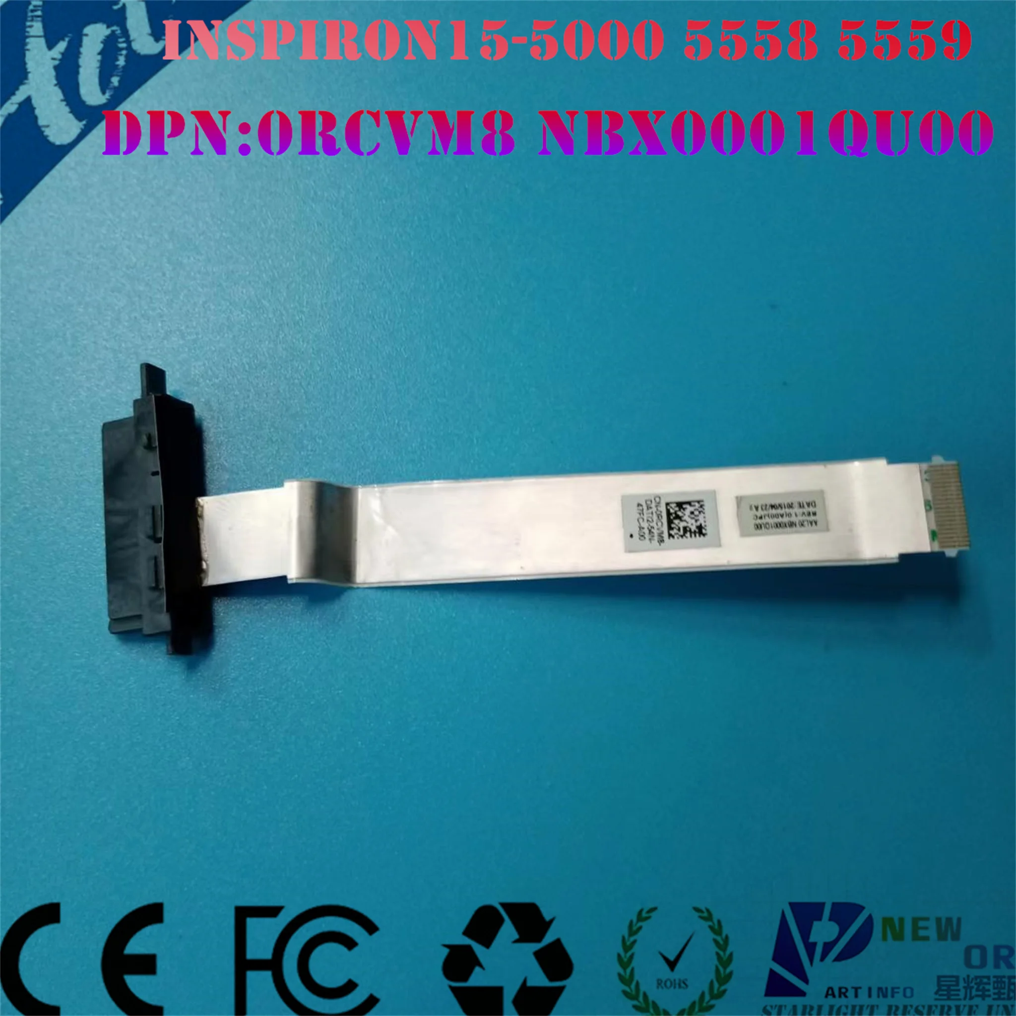 New ORG laptop ODD cable connector  for DELL INSPIRON15-5000 5558 5559 5555 VOSTRO15-3000 3556 3558 3559 series 0RCVM8