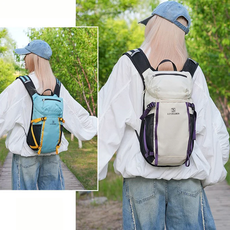 

Cycling Running Backpack Large Capacity Outdoor Sports Climbing Hiking Camping Bag Hydration Lightweight Travel Training Daypack