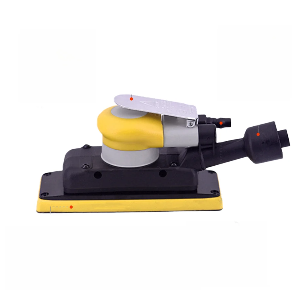 70x198mm Pneumatic Dry Grinder for Automotive Detailing Polishing Sanding and Waxing with 4 CFM Air Consumption
