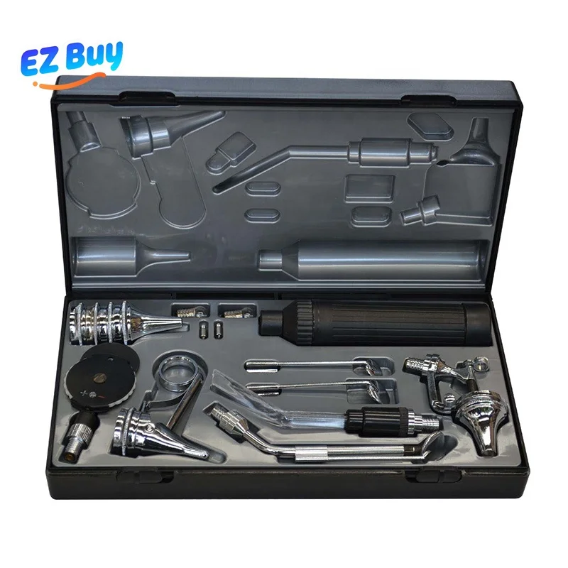 Vet Animal Pets Otoscope Set Digital Medical ENT Otoscope Ophthalmoscope Set for Veterinary
