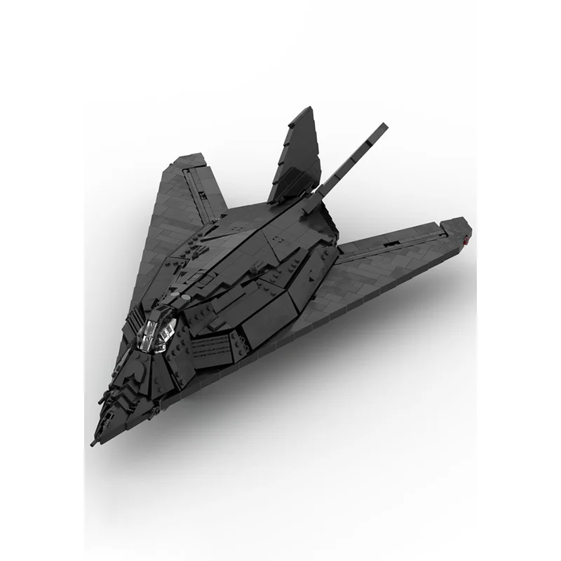 1134 個 MOC F ナイトホークシティ空港モデルビルディングブロック建築 DIY クリスマスギフトアイデアおもちゃ教育レンガ子供