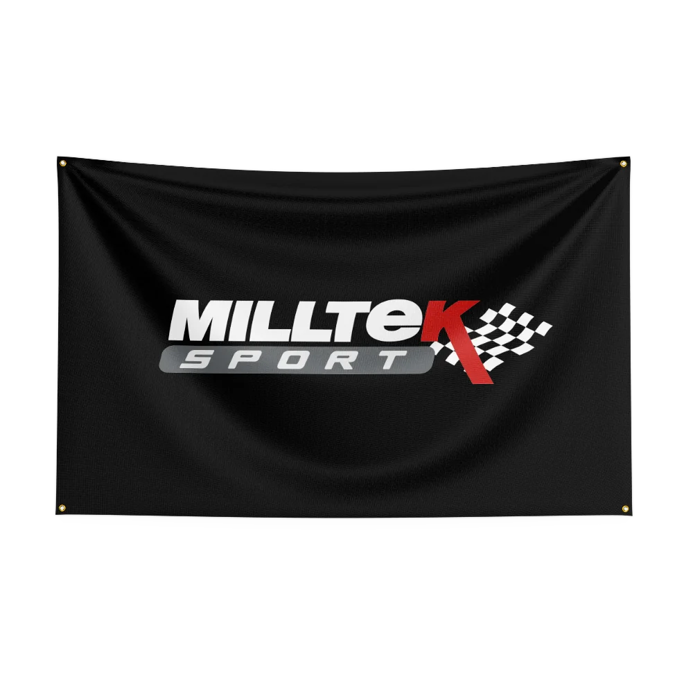 M-Mi-ll-te-k Parts Flag For vivid print Garage Workshop Repair match match sports cheering decor pennant