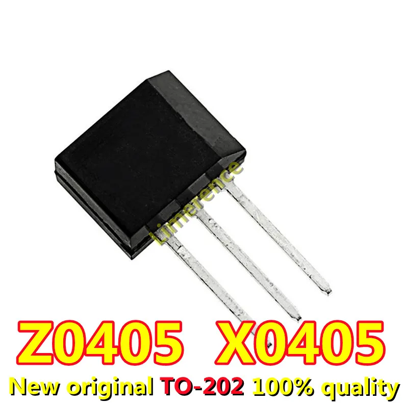 10PCS  X0405MF  X0405 Z0405 three-terminal thyristor 4A / 600V TO-202