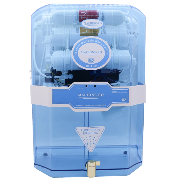 Drinking Uv 6 Stage Reverse Osmosis Activated Carbon Ro Electric Water Filter Purifier System For Commercial Use