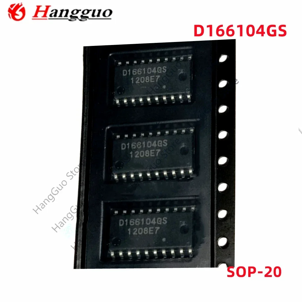 5PCS/LOT Original D166104GS D166104 SOP-20 For Toyota computer board commonly used vulnerable fuel injection driver Chip