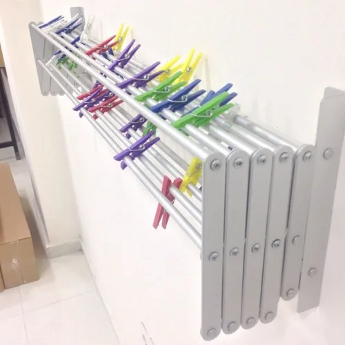Compact Laundry Drying Rack 100 cm 9 Askฤฑlฤฑ 9 Metre Hanger Space