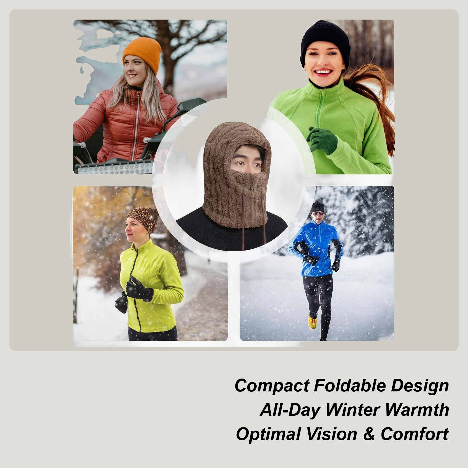 

Зимние шапки для мужчин, ветрозащитные регулируемые водонепроницаемые головные уборы, шапка для верховой езды, зимняя полнолицевая крышка для мужчин, женщин, взрослых, на открытом воздухе