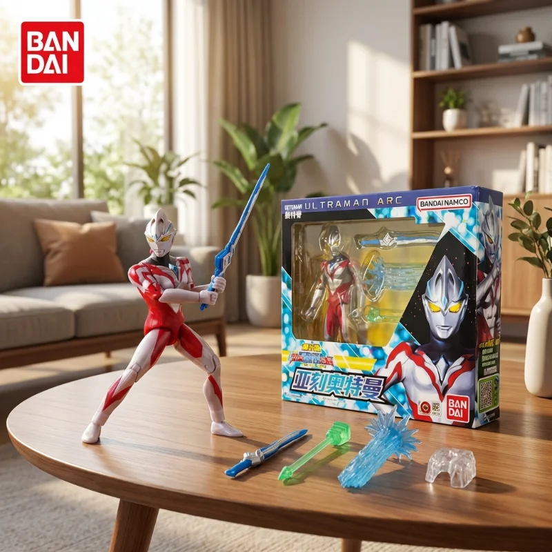 

Коллекционная фигурка Bandai Ultraman Arc Deluxe: суперподвижная игрушка-герой для мальчиков, для эпических сражений, лучший подарок на праздник