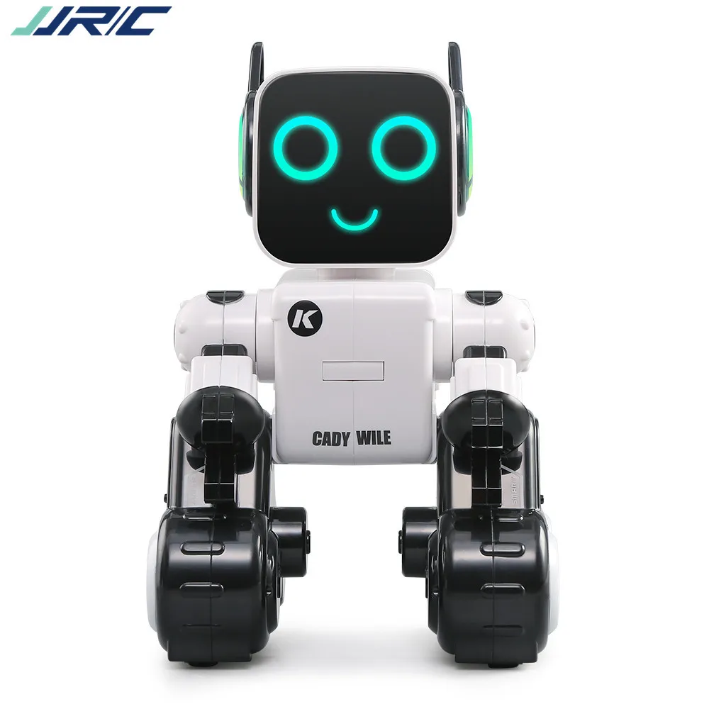 JJRC R4 روبوت RC ذكي تحسس حثي التحكم عن بعد الذكية روبو المستشار عملة البنك هدية للأطفال صبي فتاة ألعاب تعليمية