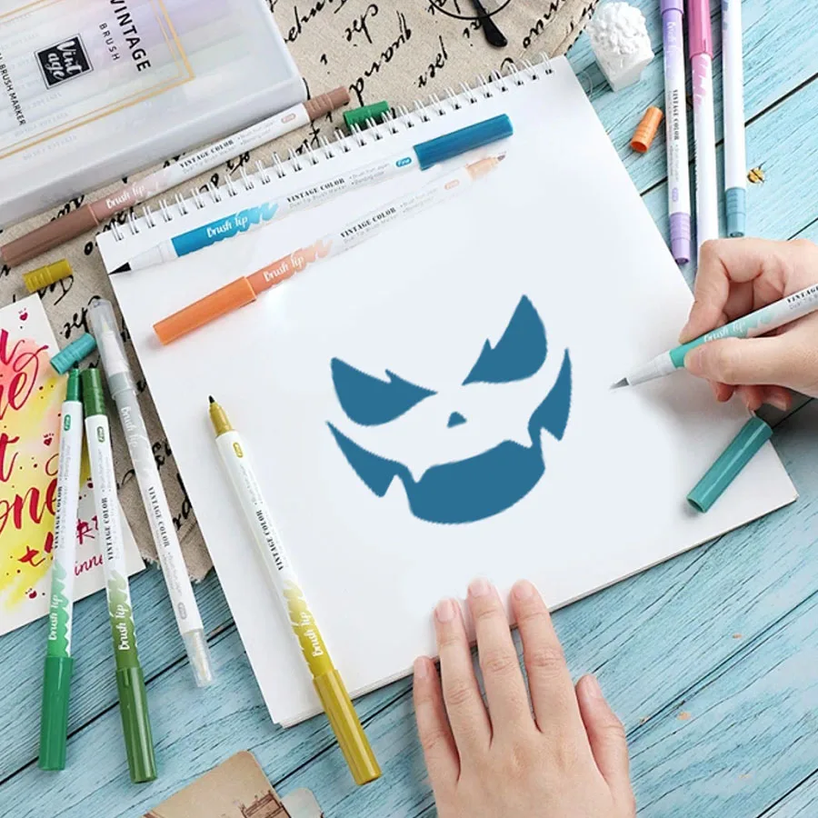 25개의 호박 얼굴 스텐실 |   재미있는 장식/DIY 창의적인 공예 |   파티/홈 장식에 딱 맞습니다 - 할로윈
