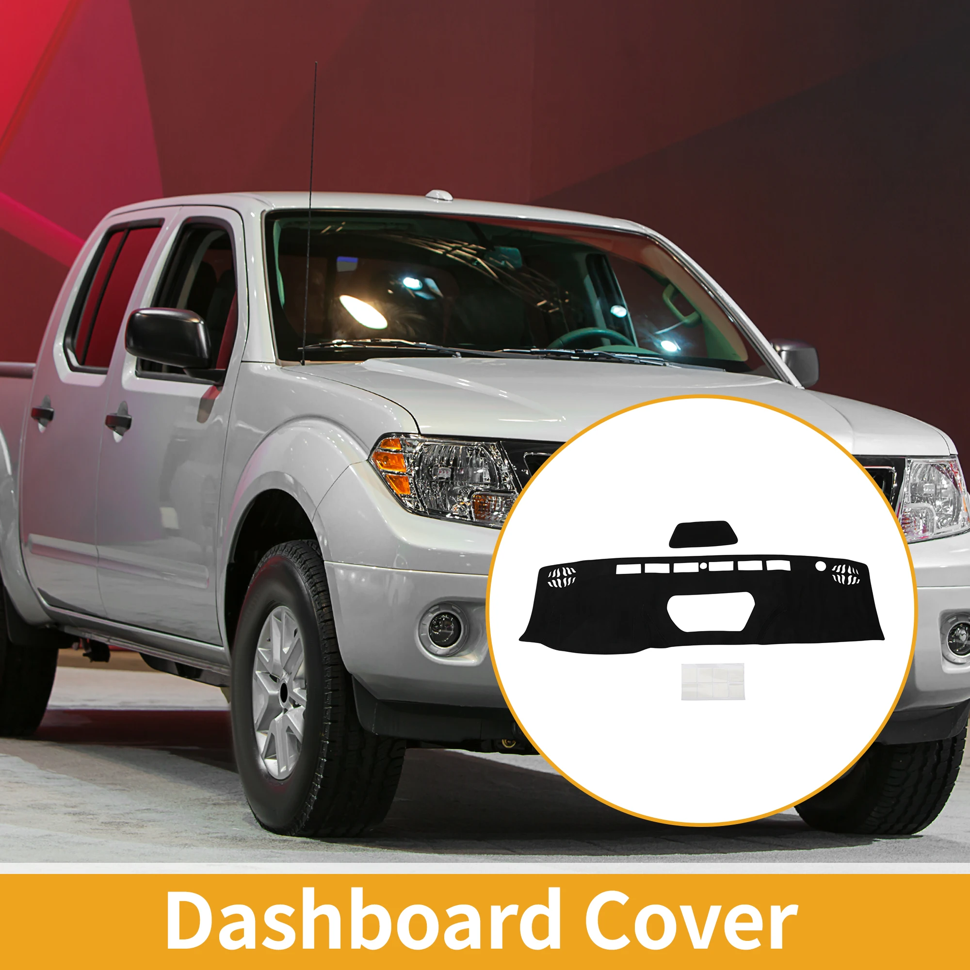 

UXCELL Dashboard Cover for Nissan Frontier Black 1 Pc Sunshield Protector Pad
