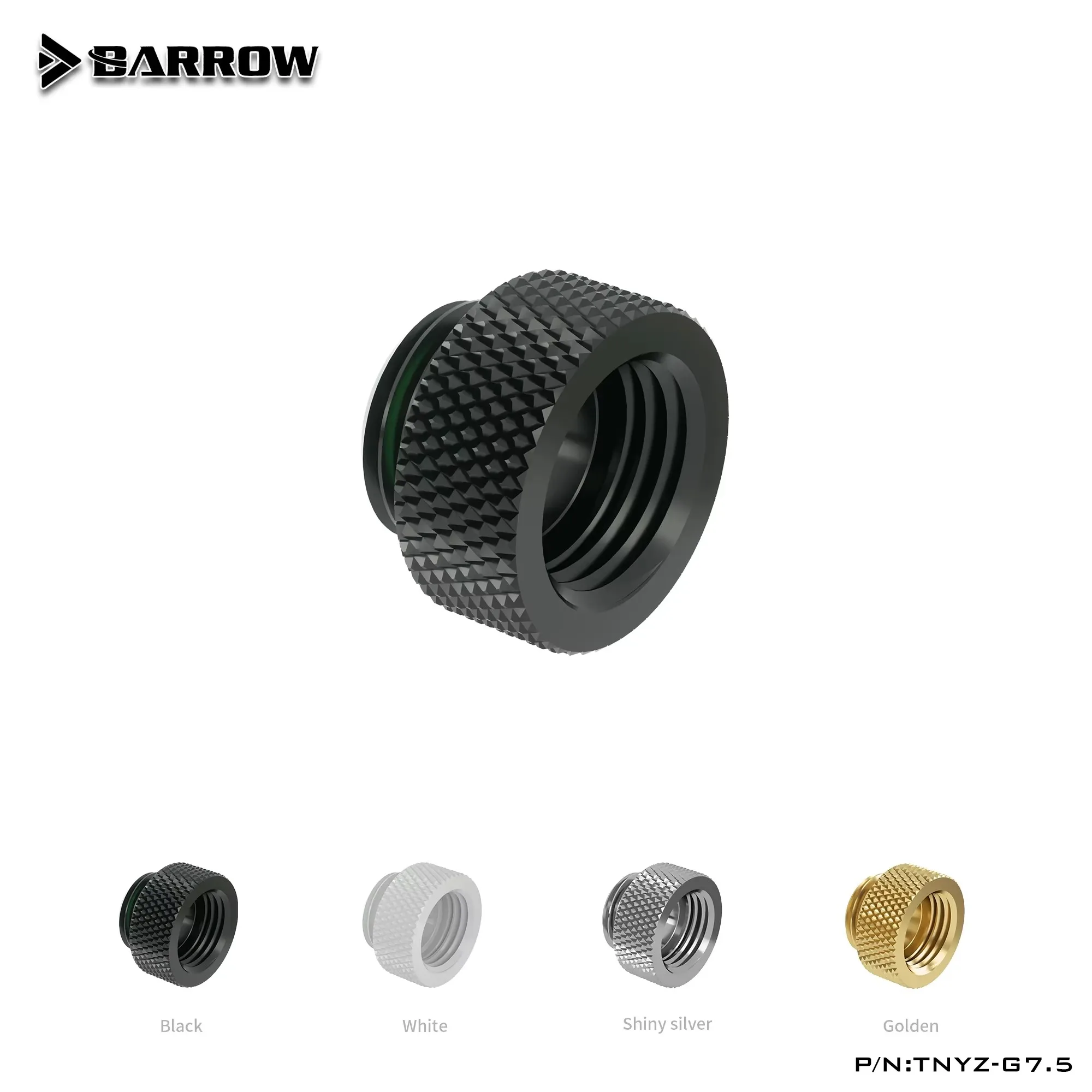 Barrow TNYZ series Male To Female Extender Fitting , 7.5 10 15 20 30 40 mm Length G1/4 M2F Adapte