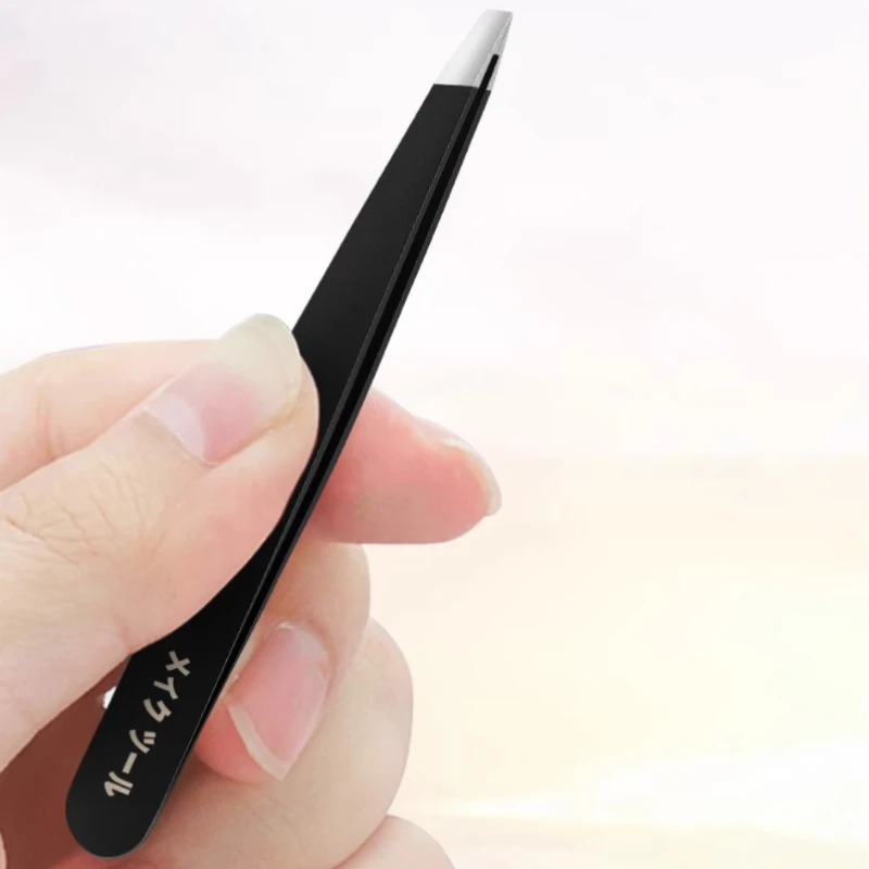 Stainless steel eyebrow clip for men and women, high-precision tweezers, high-precision cell clip, acne clip