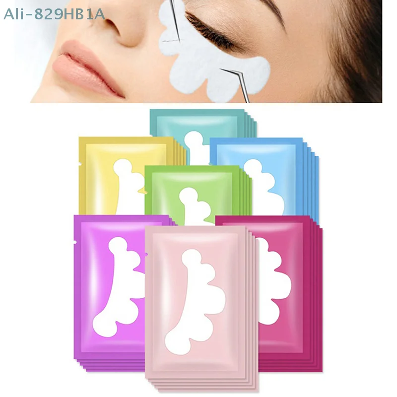 50 Pairs Makeup Under Eyelash Pad Cloud Shape Eyelash Extention Under Eye Pad Paper Accessories Eye