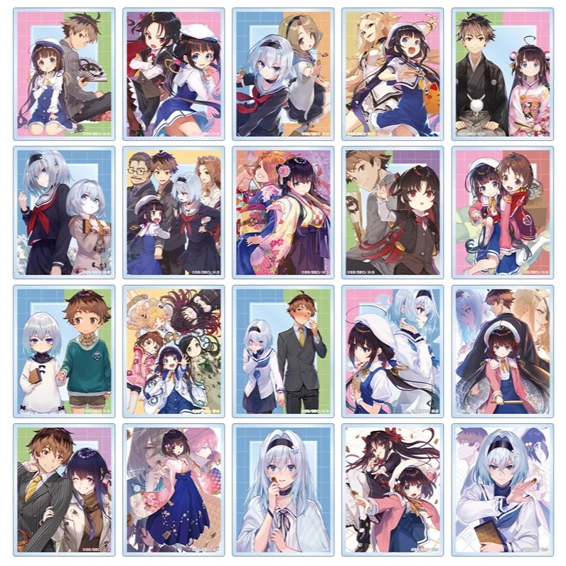 Juego Hinazuru Ai Yashajin Kiyotaki Keika Charlotte Izoard Sora Ginko figura acrílica con soporte muñeca Anime llavero Cosplay juguete para regalo