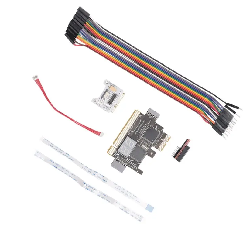 AT82-TL631 Pro Diagnostic Card+Expansion Card Diagnostic Card PCI-E Motherboard Multifunction Laptop Diagnostic Analyzer