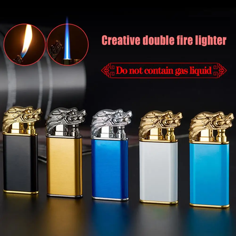 Encendedores aislados dobles a prueba de viento, estilo de personalidad líder de China, Kits ajustables, herramientas, encendedor de seguridad G8x9