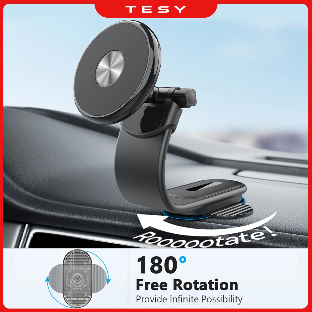 Magnetische Auto-Handyhalterung, faltbarer Telefonständer, kompatibel mit MagSafe für iPhone 17 16 15 14 13 12 Pro Max