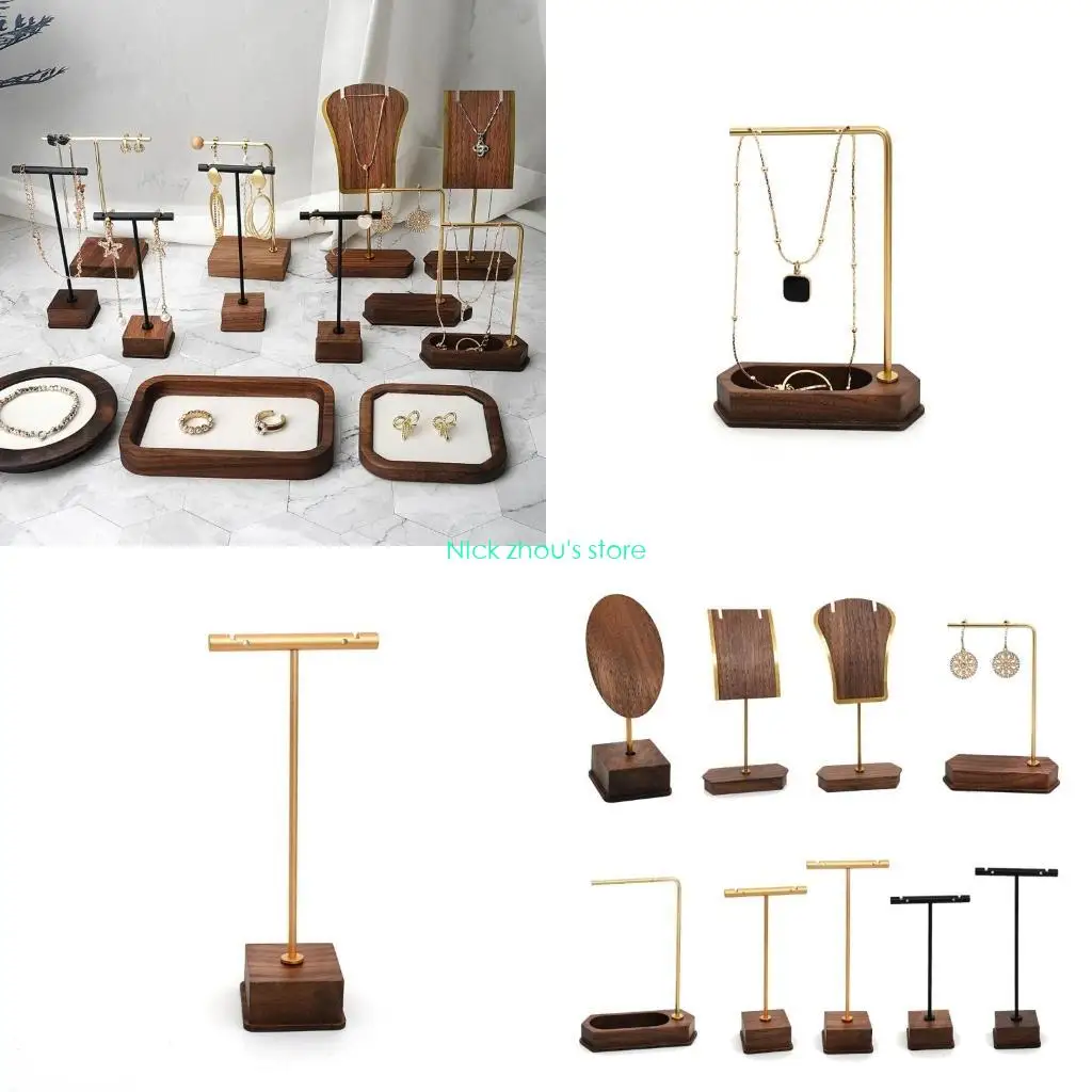 

E15E 9 Styles Earrings Tree Earring T-Stand Ear Studs Rack Retail Holder Jewelry Photography Display Rack