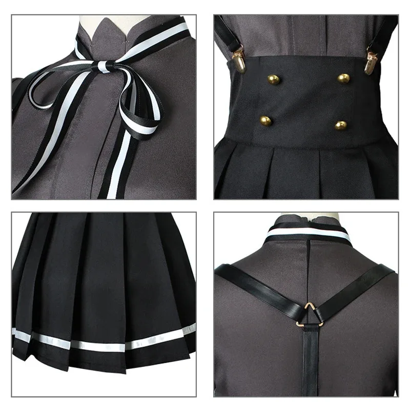 2025 جديد أنيمي جاسوس الفصول الدراسية Hanazono زنبق تأثيري حلي شعر مستعار قميص تنورة الفتيات JK زي مدرسي حفلة كرنفال الهالوين ❤ ❤
