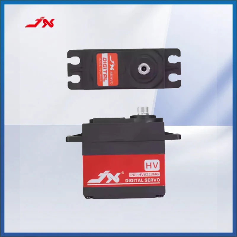 

JX Servo PDI-HV6223MG 8.4V 23KG 0.16 sec Metal Gear Digital Standard Servo for RC Car Robot Airplane Aircraft Parts