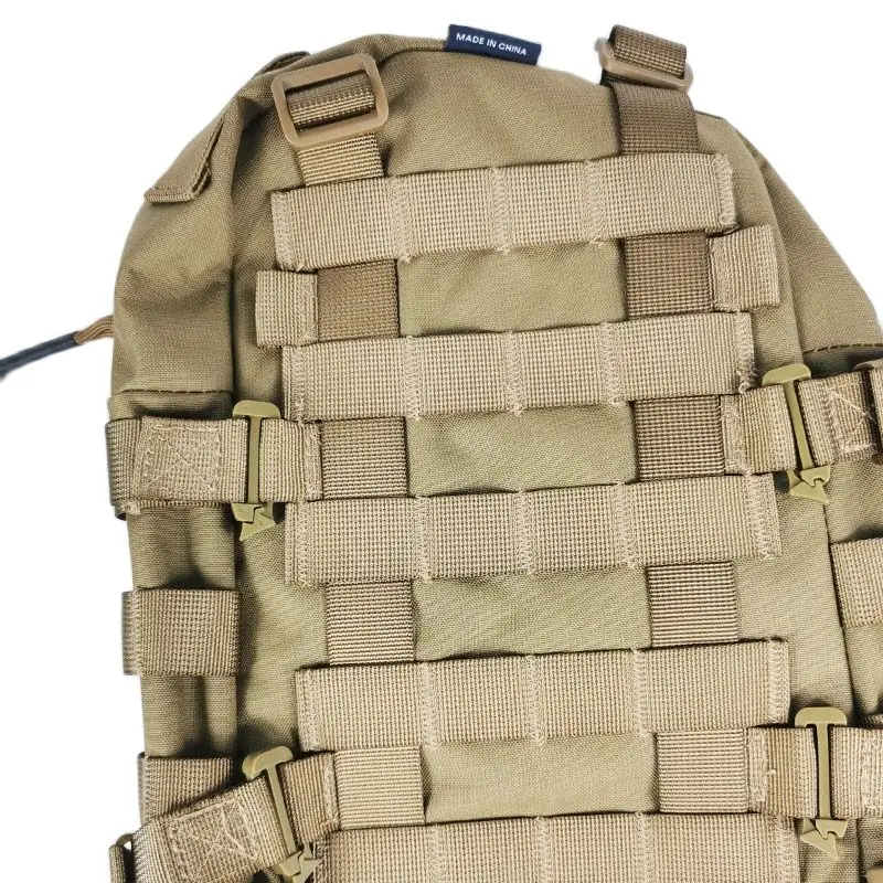 500D Nylon Outdoor Tactical Water Bag Lightweight Waterproof Backpack Molle System Backpack Edc Bag Hiking Cycling Hydration Bag