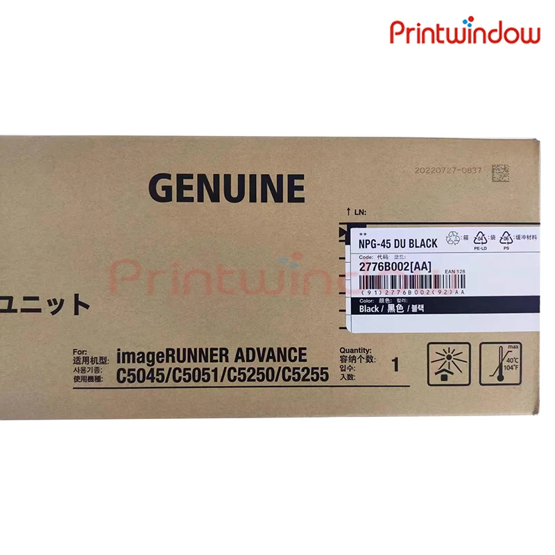 

Оригинальный барабанный блок NPG-45 для Canon iR ADV C5045 C5051 C5250 C5255 2776B002[AA] 2777B002[AA]