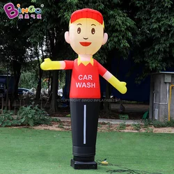 2.7 Meters Height Inflatable Car Wash Air Dancer For Advertising Decoration 10ft Blow Up Tube Man Balloon