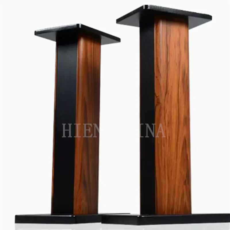 S-008 HIFI Bookshelf Shelf/Stand Sand Filled Wood/Audio Speaker Stand 15-90CM Walnut/Acid Twig Wood/Black For Choose (1 Pair)